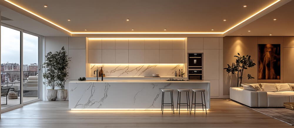 Iluminación en la cocina