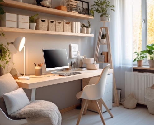 Cómo diseñar un espacio de trabajo funcional y acogedor en casa - Diseño de Interiores Bilbao